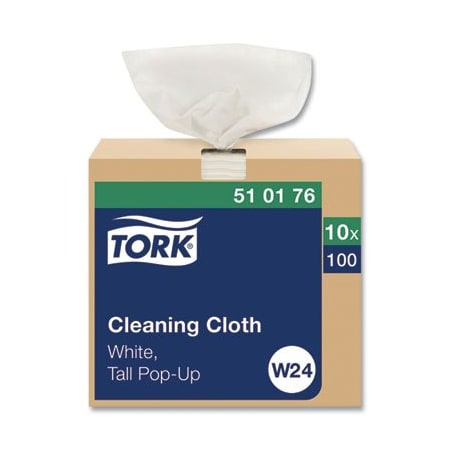 Tork Tork, CLEANING CLOTH, 8.46 X 16.13, WHITE, 10PK 510176